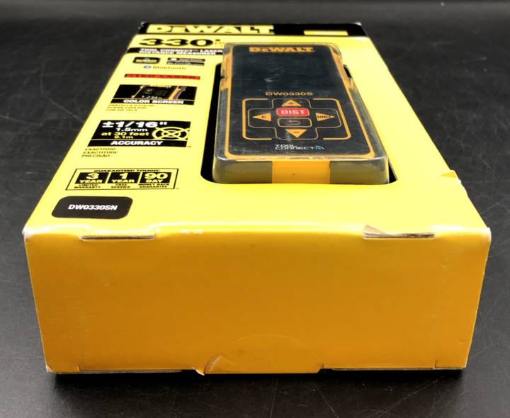 DEWALT 330' Range TOOL CONNECT RED LASER DISTANCE MEASURER DW0330SN *NEW SEALED*