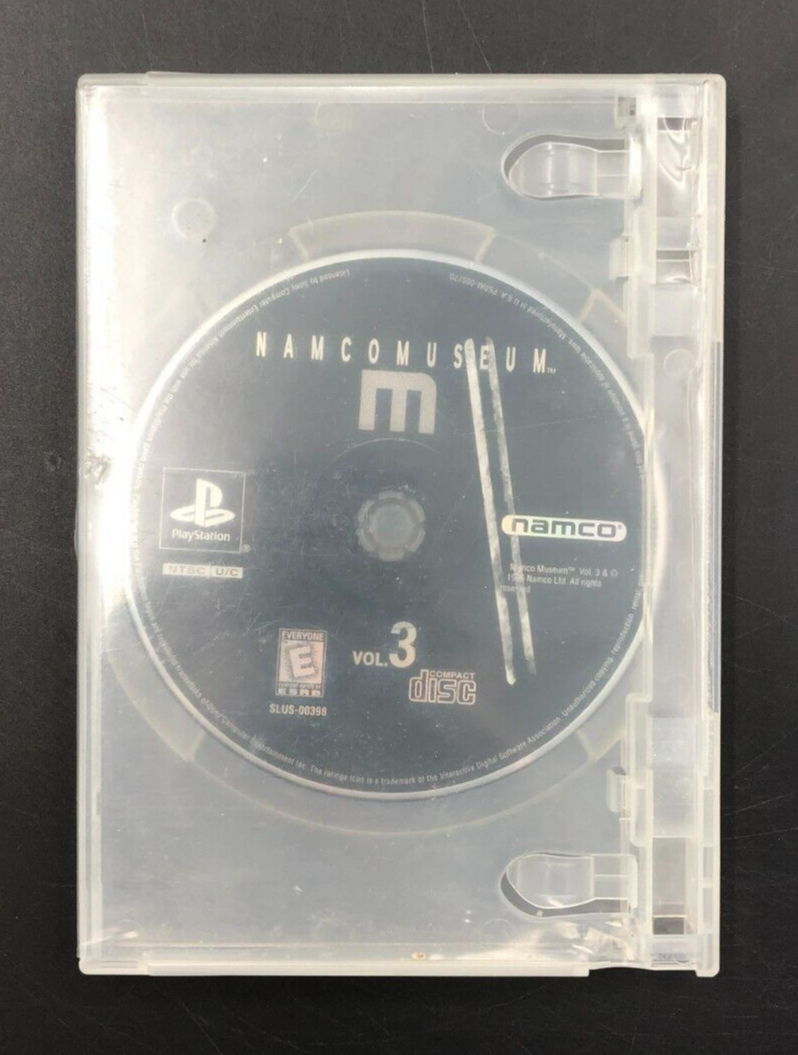 Namco Museum Vol. 3 (Sony Playstation 1) Disc Only