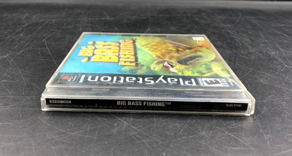 Big Bass Fishing (Sony PlayStation, PS1) in Case w/ Manual