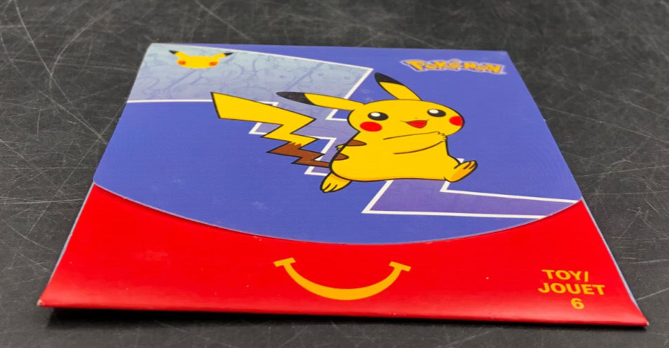 2021 POKEMON 25th Anniversary McDonald’s Happy Meal Booster Pack Toy 6 *NEW*