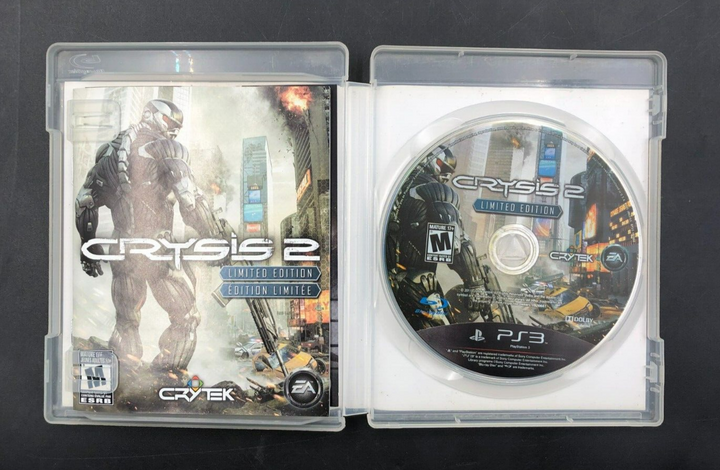 Crysis 2 - Limited Edition (PlayStation 3, PS3) w/ Manual + Insert