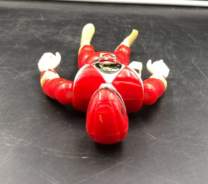 1993 Bandai Mighty Morphin Power Rangers - 8" Red Ranger Action Figure - Used