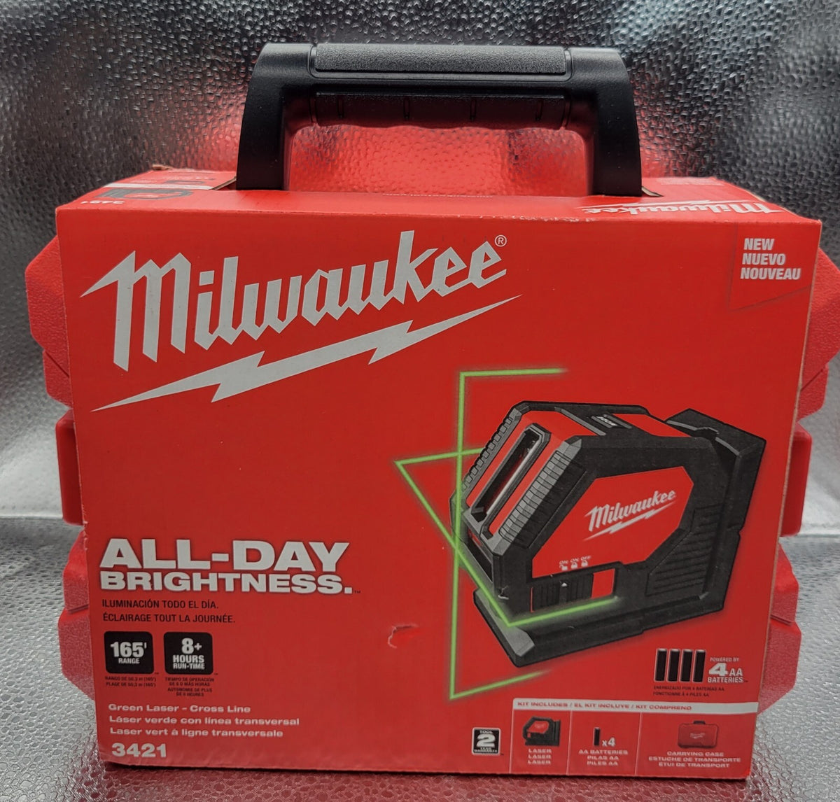 MILWAUKEE Green Laser - Cross Line Kit 3421 *BRAND  NEW* ~~