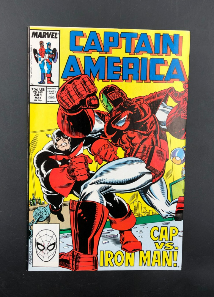 Captain America: Cap vs. Iron Man! Issue #341 (Marvel Comics) Comic Book Bagged