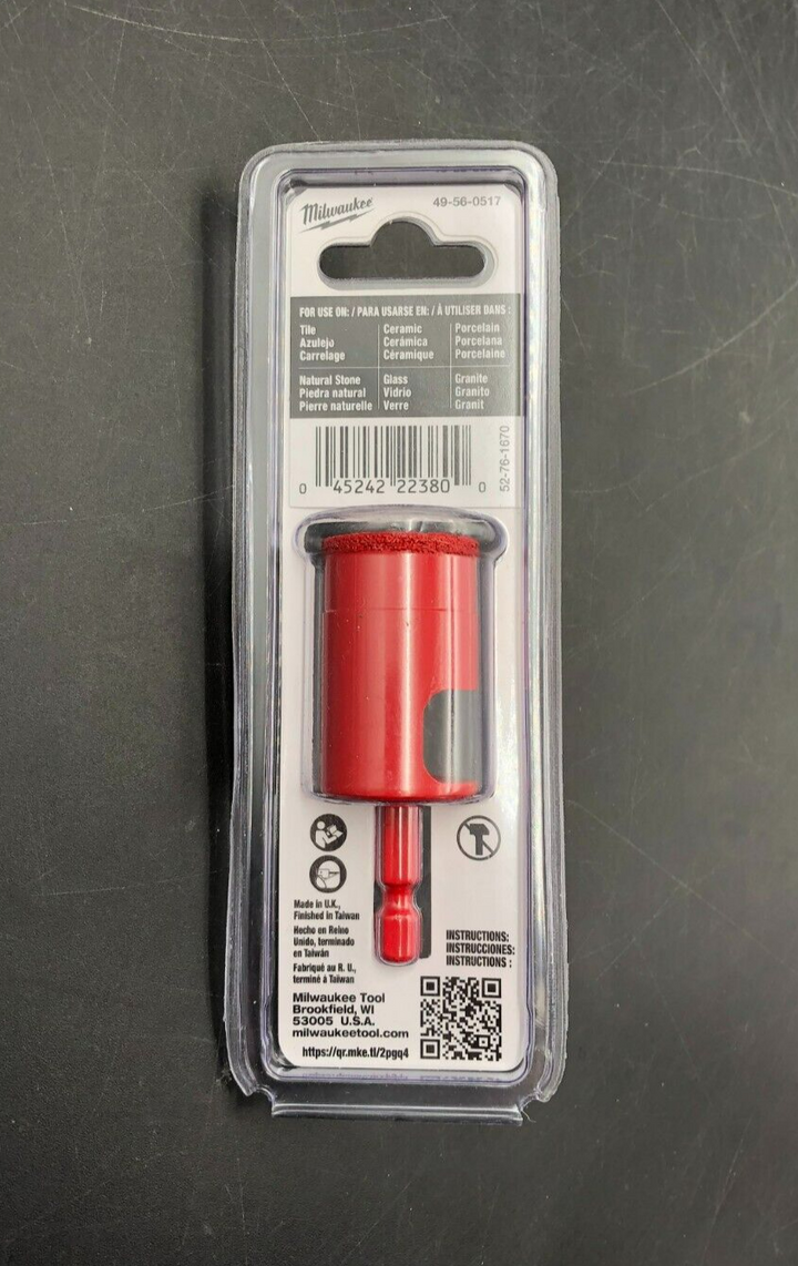 Milwaukee 49-56-0517 1" Diamond Plus Hole Saw Drill Bit - NEW~~