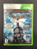 Batman: Arkham Asylum - Game of the Year Edition (XBOX 360) w/ Manual