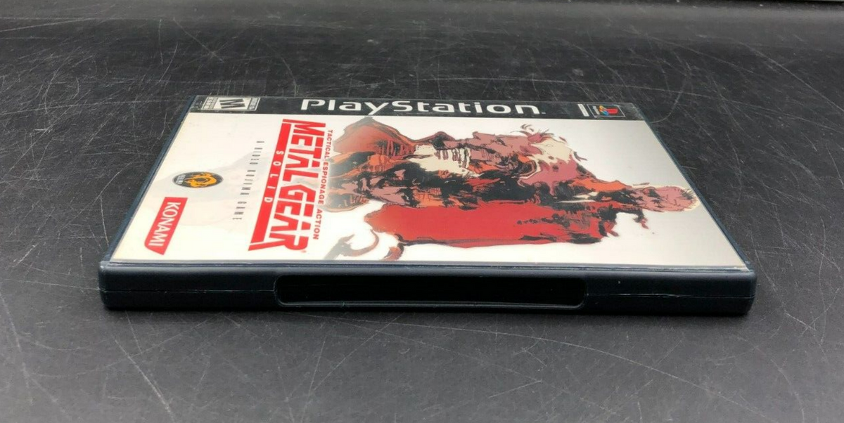 Metal Gear Solid (Sony PlayStation 1, PS1) 2-Disc in Long Case