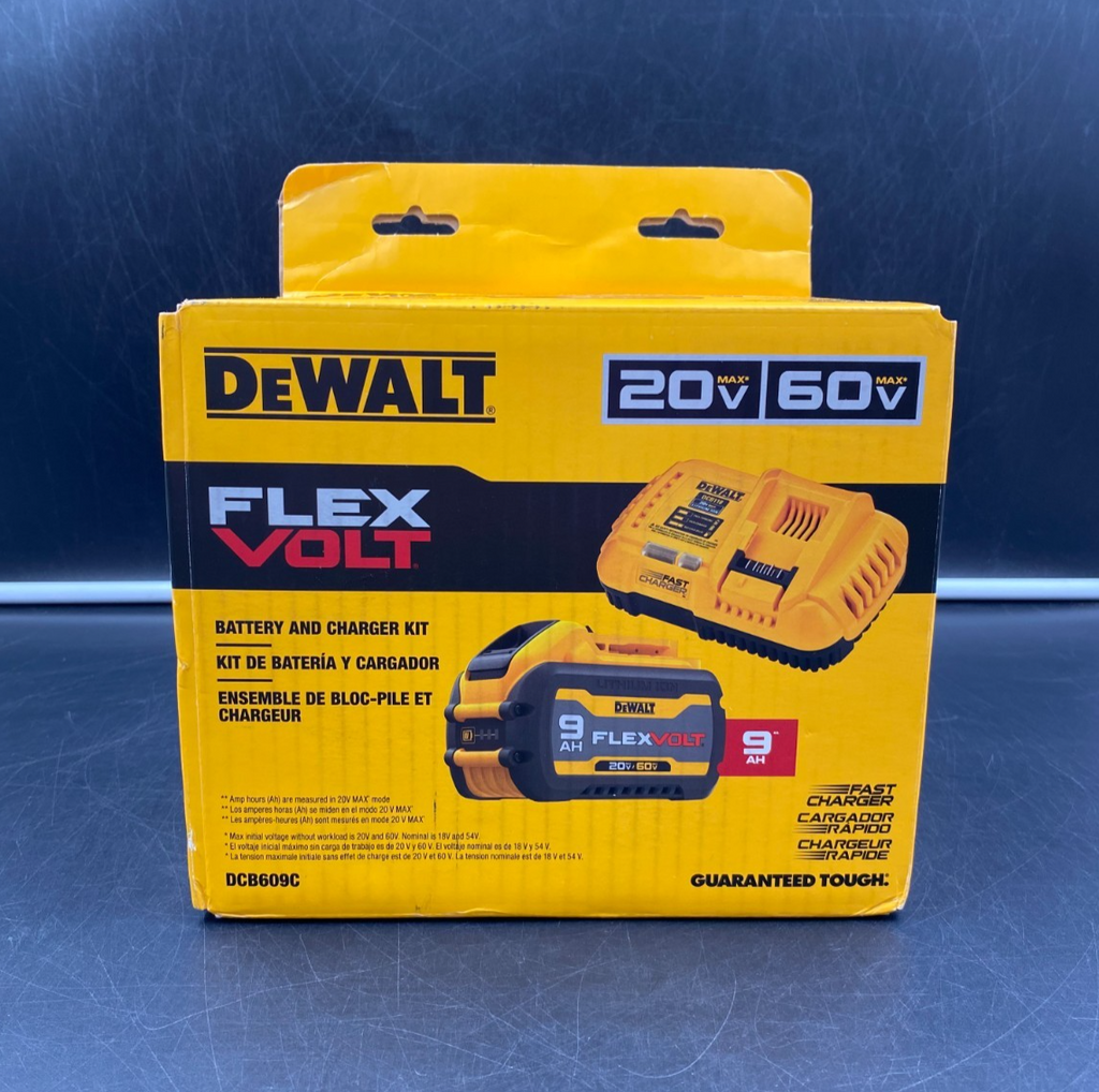 DeWalt DCB609C Flex Volt 20V/60V Max Battery and Charger Kit - NEW