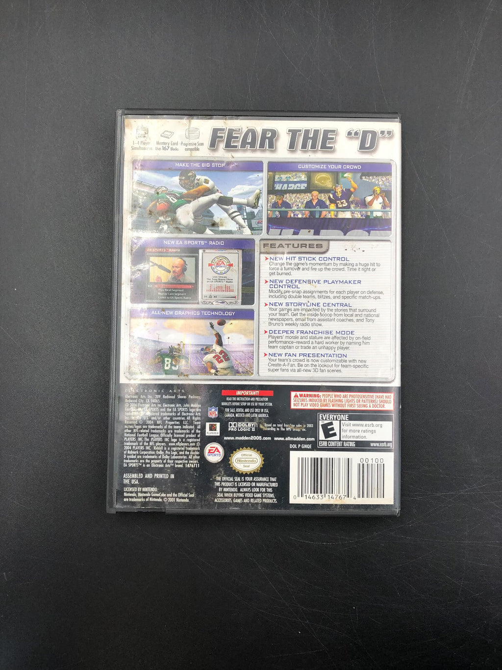 Madden 2005 Nintendo GameCube