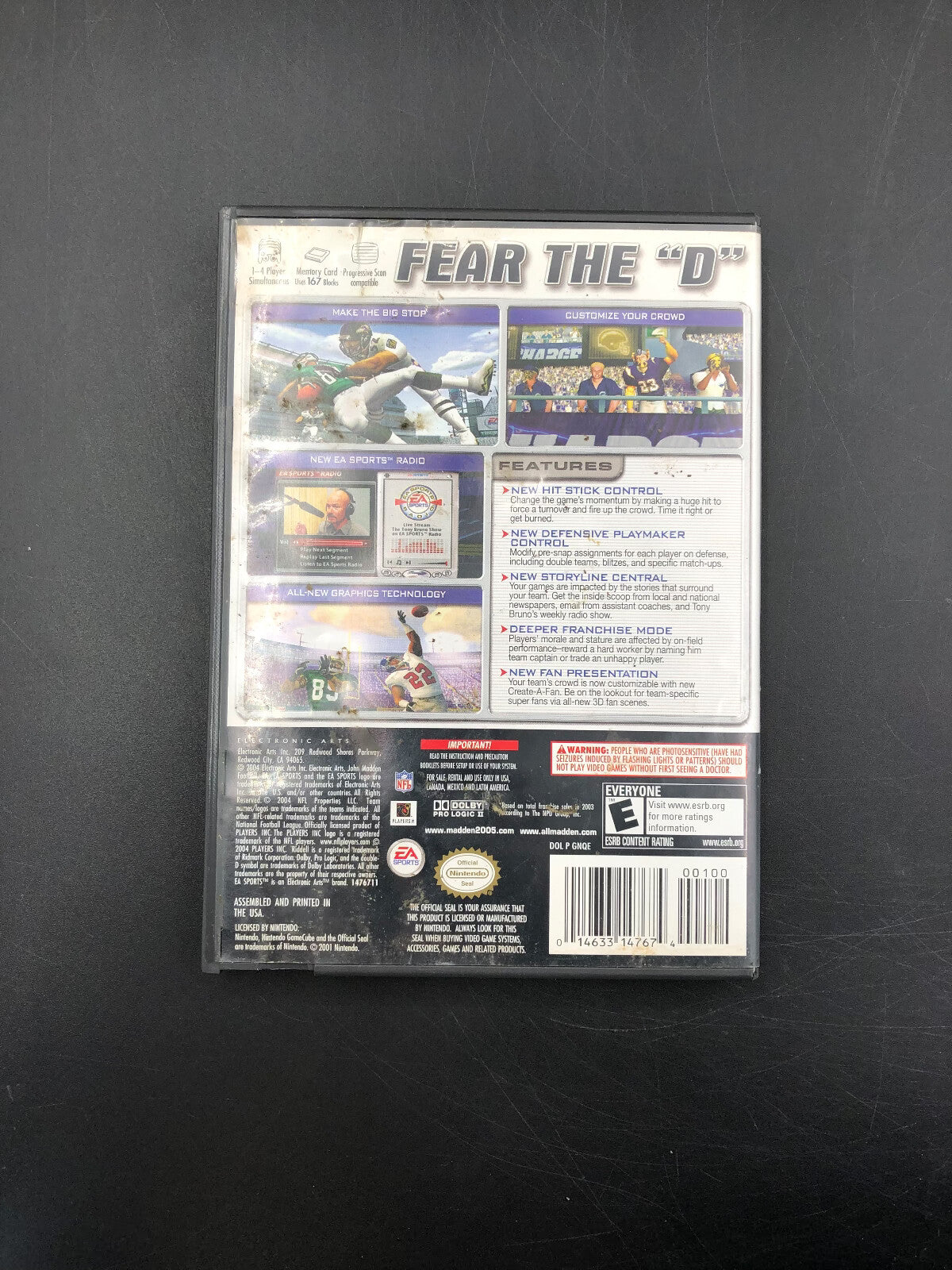 Madden 2005 Nintendo GameCube