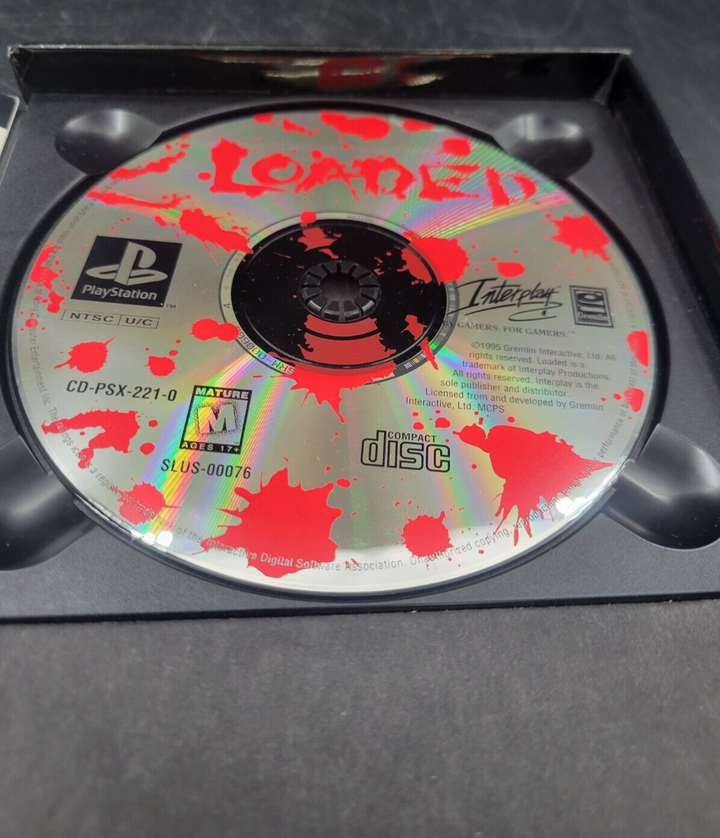PLAYSTATION 1 - Long Box Game: LOADED w/Manual *USED, SEE PICS & DETAIL*