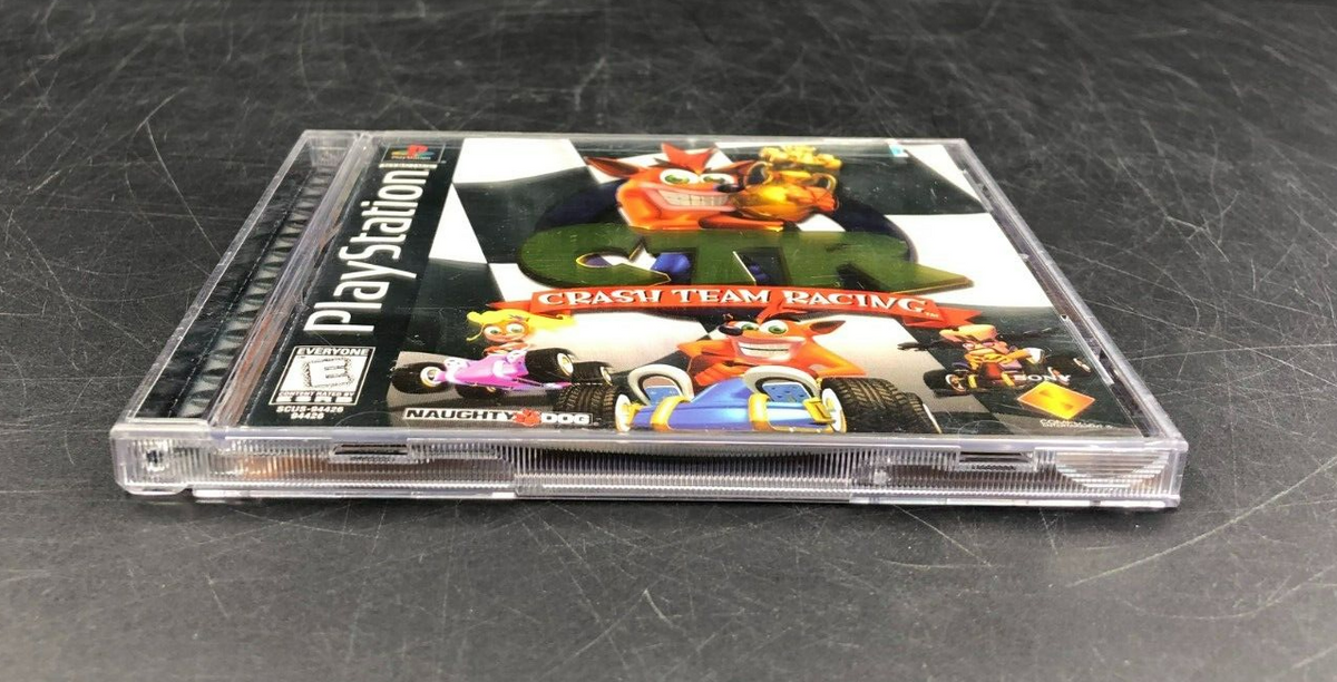 CTR: Crash Team Racing (Sony PlayStation, PS1) in Case w/ Manual