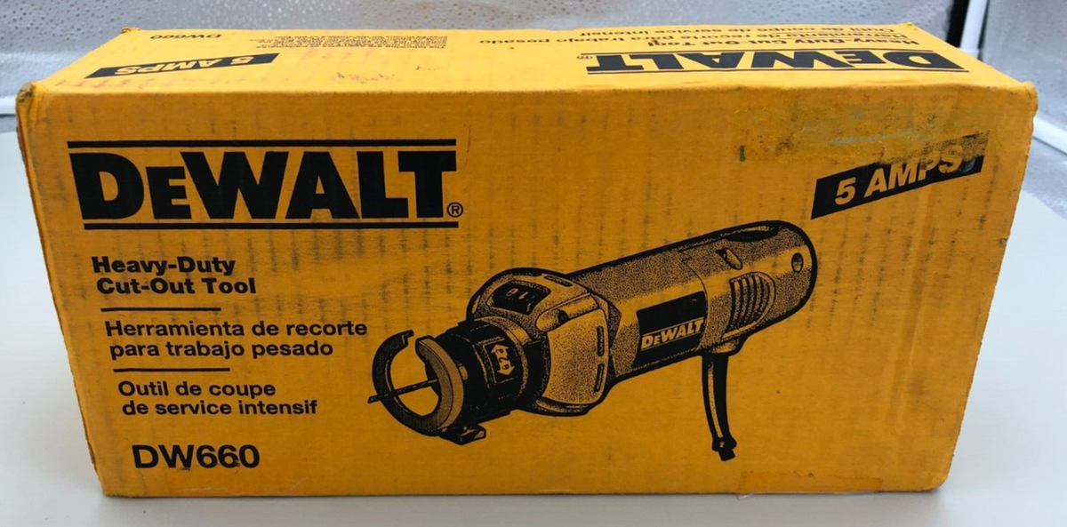 DEWALT DW660 Heavy-Duty Cut-Out Tool BRAND NEW