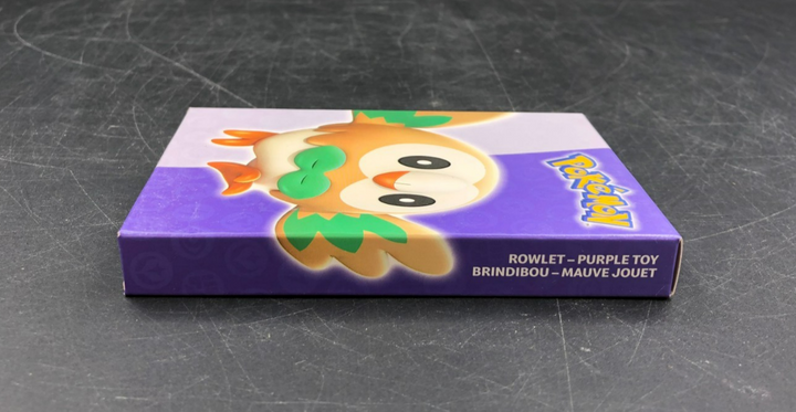 2022 McDonalds Happy Meal Pokemon Match Battle Pack Rowlet - Purple Toy - NEW~~