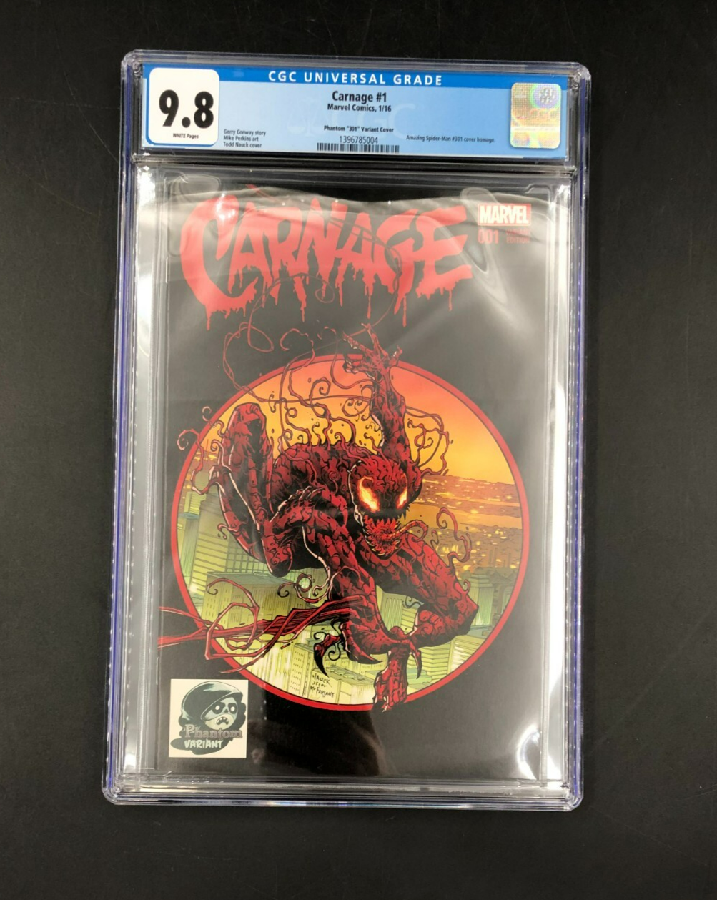 Carnage Issue #1 Phantom Variant (Marvel) Comic Book CGC 9.8 NM/MT