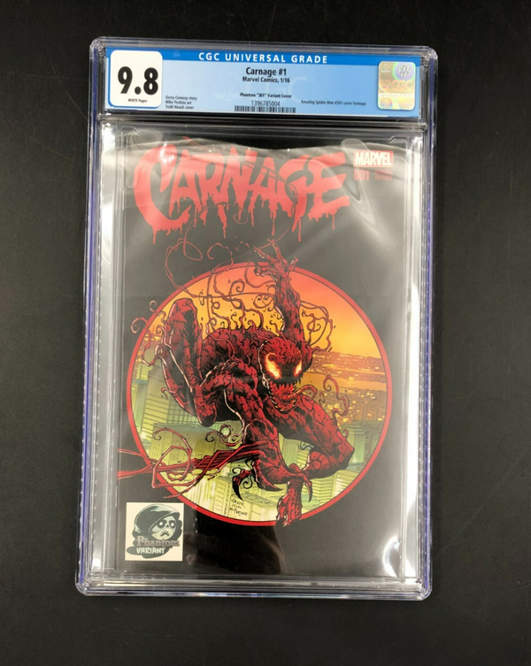 Carnage Issue #1 Phantom Variant (Marvel) Comic Book CGC 9.8 NM/MT