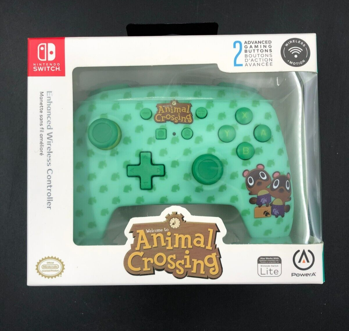 Nintendo Switch Enhanced Wireless Controller - Animal Crossing - NEW ...