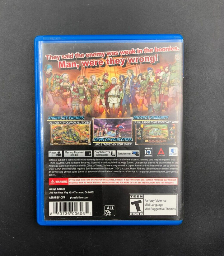 Aegis of Earth: Protonovus Assault (Sony PlayStation Vita, PSVITA) in Case