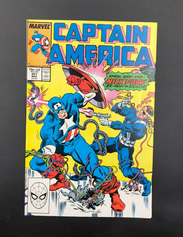 Captain America: Guest Nick Fury Issue #351 (Marvel Comics) Comic Book Bagged