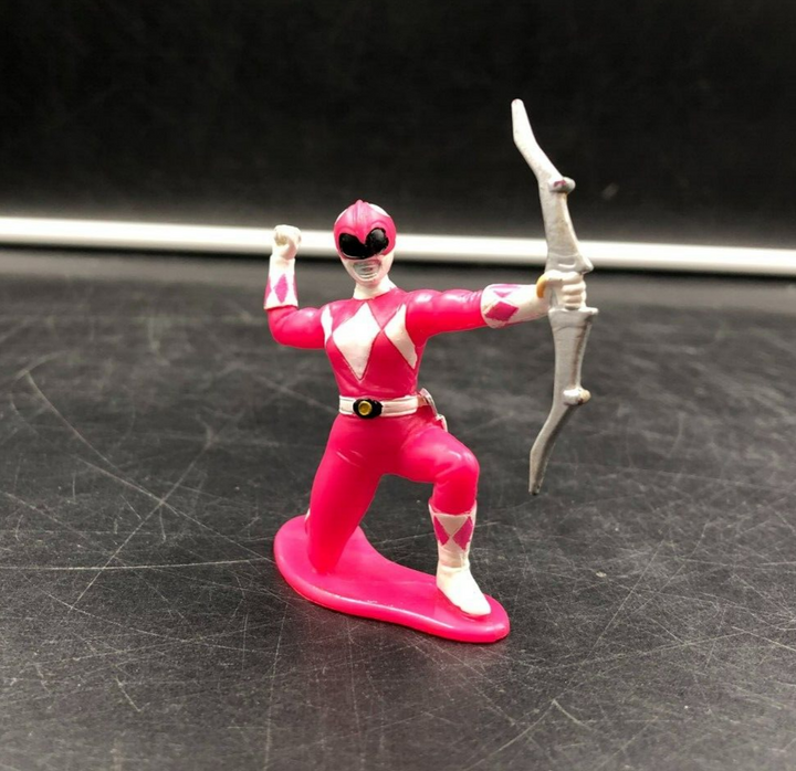 1993 Bandai Mighty Morphin Power Rangers - 3" Pink Ranger Mini Figure