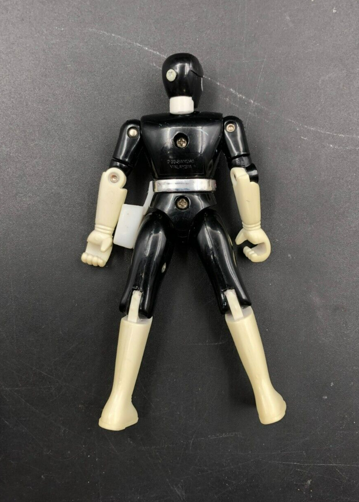 1993 Bandai Mighty Morphin Power Rangers - 4.75" Black Ranger Action Figure