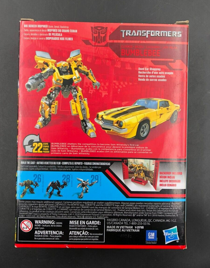TOMY Studio Series #27 Transformers - Clunker Bumblebee Deluxe Class - NEW