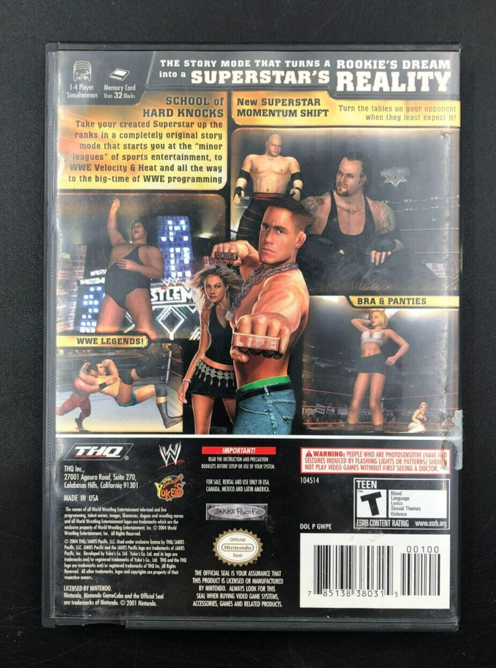 WWE Day of Reckoning Nintendo GameCube
