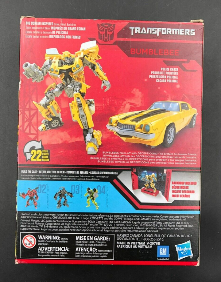 TOMY Studio Series #01 Transformers - Bumblebee Deluxe Class Action Figure - NEW