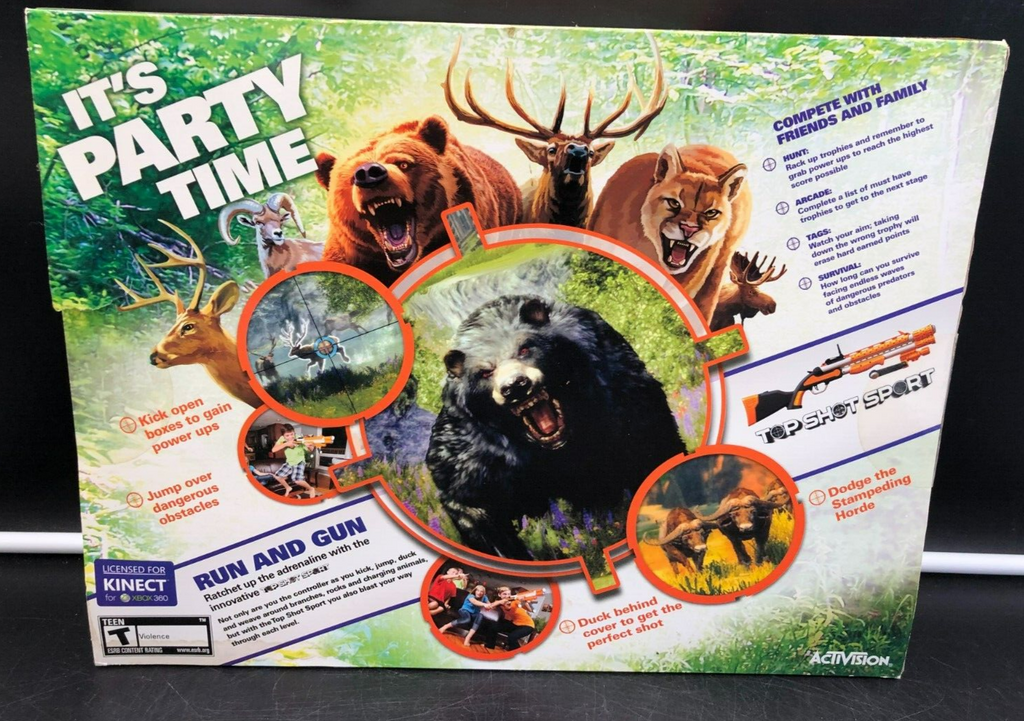 ACTIVISION: Cabela's BIG GAME HUNTER - Hunting Party XBOX 360 *NEW, DAMAGED BOX*
