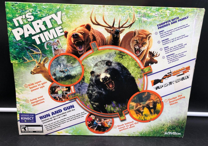 ACTIVISION: Cabela's BIG GAME HUNTER - Hunting Party XBOX 360 *NEW, DAMAGED BOX*