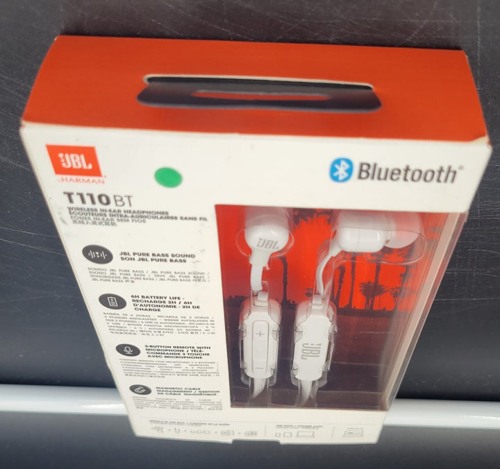 JBL HARMAN T110BT: Wireless In-Ear Headphones *BRAND NEW, SEALED*