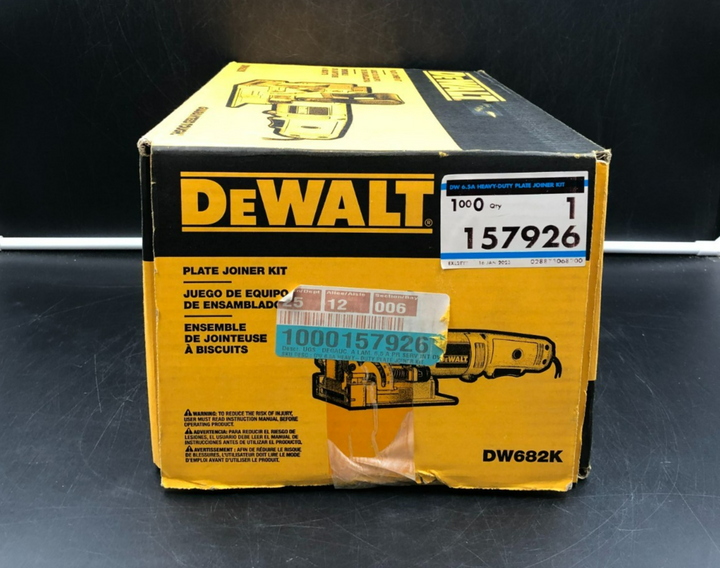 DeWalt DW682K Plate Joiner Kit 120V Wired - NEW OPEN BOX