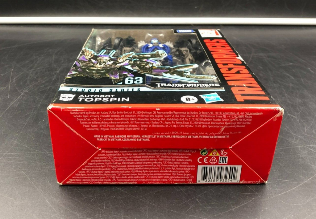 TOMY Studio Series #63 Transformers: Dark of the Moon Autobot Topspin Deluxe NEW