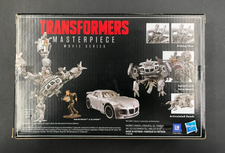 TOMY Masterpiece Movie Series (MPM-9) Transformers - Autobot Jazz Figure - NEW