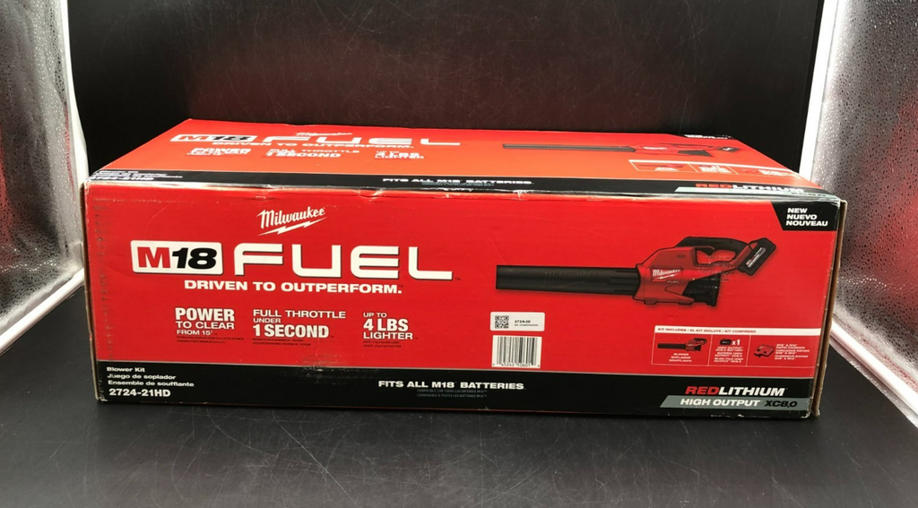 Milwaukee 2724-21HD M18 Fuel RedLithium Blower Kit w/ Battery & Charger - NEW