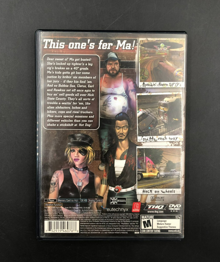 Big Mutha Truckers 2 (PlayStation 2, PS2) w/ Manual