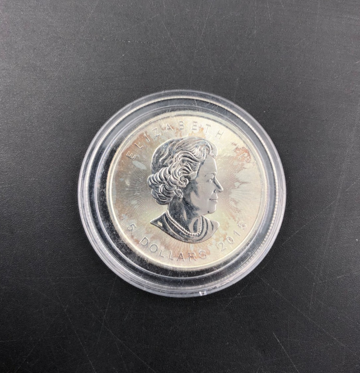 2015 $5 Maple Leaf 9999 Fine Silver 1 Oz Canada 5 Dollars Queen Elizabeth II