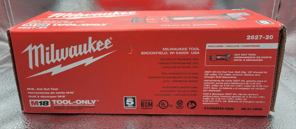MILWAUKEE M18 Cut Out Tool 2627-20 *BRAND NEW* ~~