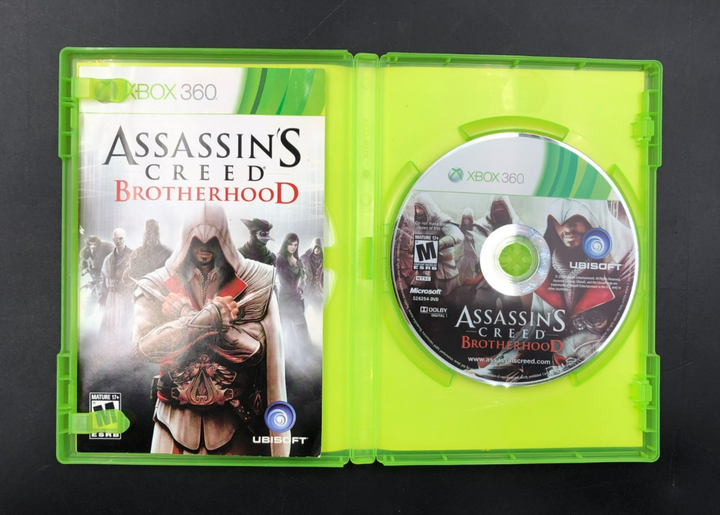 Assassin's Creed: Brotherhood (Microsoft XBOX 360) w/ Manual