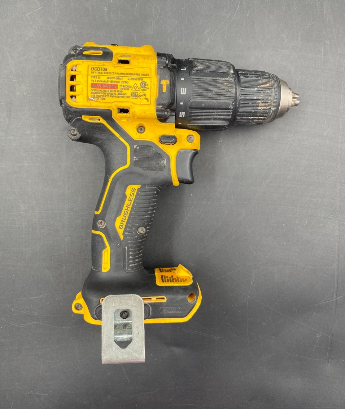 DeWalt DCD709 20V Max 1/2" (13mm) Cordless Hammerdrill/Drill Driver (Tool-Only)