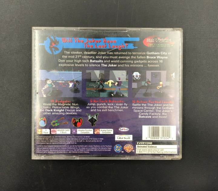 Batman Beyond: Return of the Joker (Sony PlayStation, PS1)