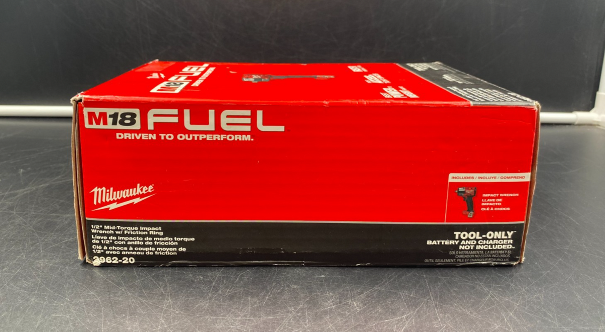 Milwaukee 2962-20 M18 Fuel 1/2" Mid-Torque Impact Wrench w/ Friction Ring - NEW