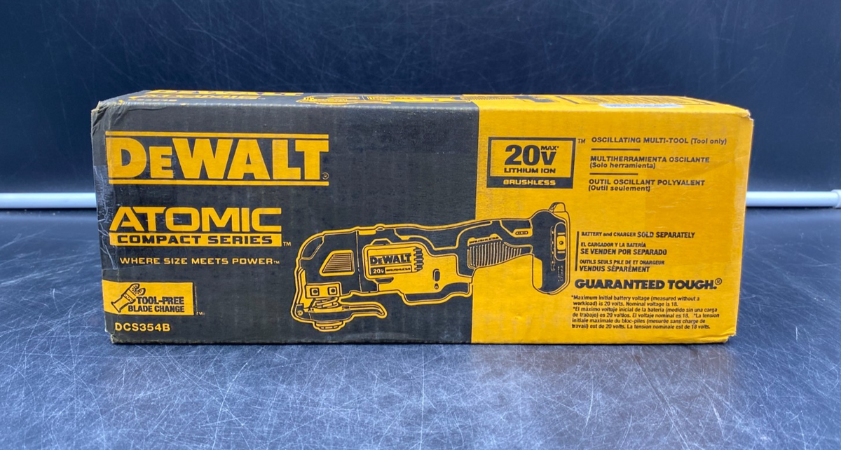 DeWalt DCS354B 20V Max Brushless Atomic Oscillating Multi-Tool (Tool-Only) - NEW