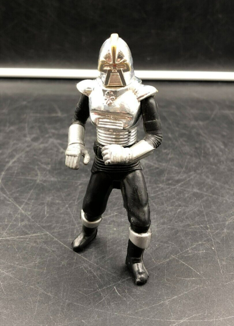 1978 Mattel Battlestar Galactica - 4.5" Cylon Commander Action Figure Chrome