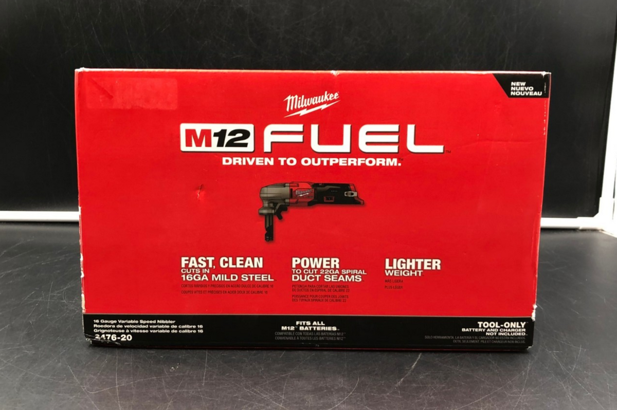 Milwaukee 2476-20 M12 Fuel 16 Gauge Variable Speed Nibbler (Tool-Only) - NEW