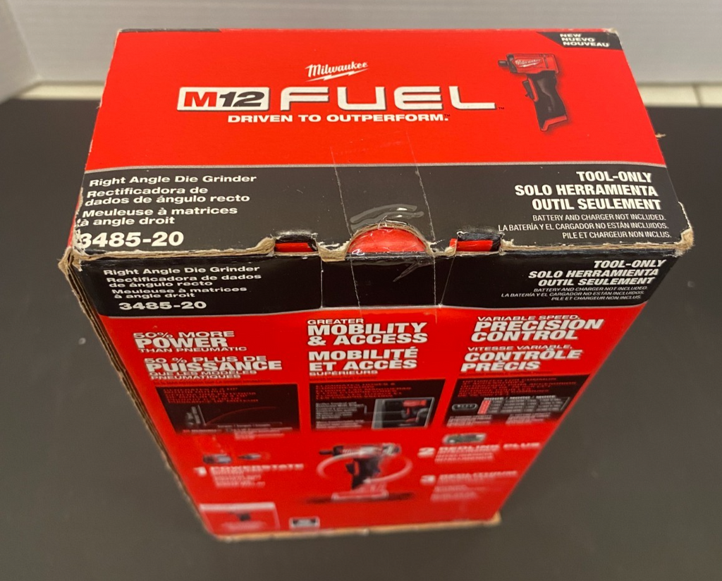 MILWAUKEE M12 FUEL RIGHT ANGLE DIE GRINDER 3485-20 *BRAND NEW, SEALED*