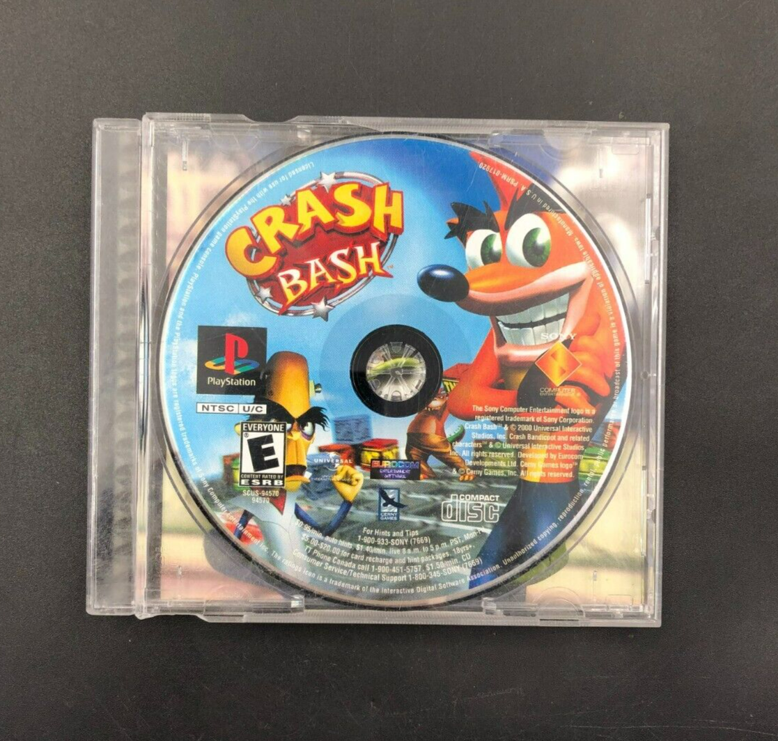 Crash Bash (Sony PlayStation, PS1) in Case - No Manual