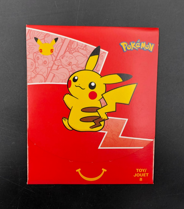 2021 POKEMON 25th Anniversary McDonald’s Happy Meal Booster Pack Toy 8 *NEW*