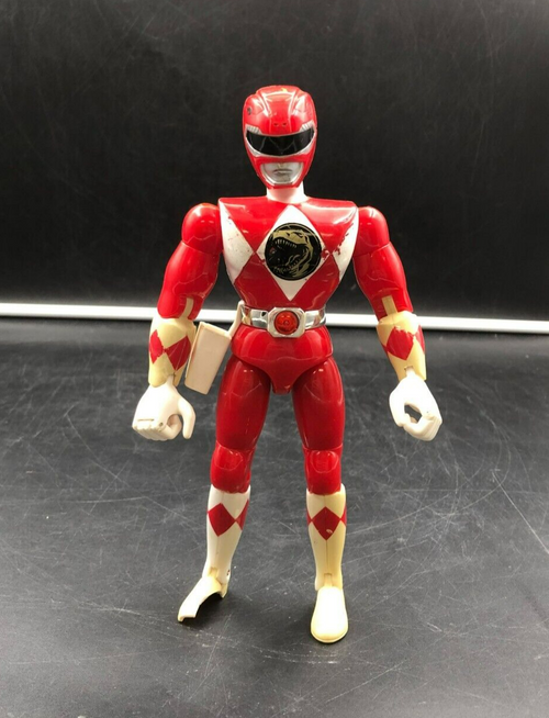 1993 Bandai Mighty Morphin Power Rangers - 8" Red Ranger Action Figure - Used