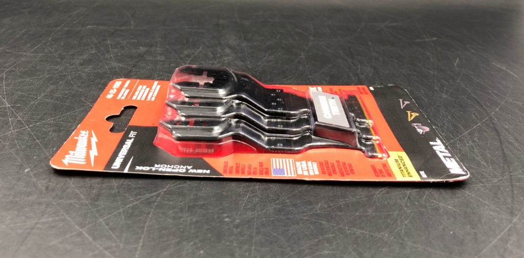 Milwaukee 49-25-1503 Open-Lok Anchor Universal Fit 3 PK. Carbide Teeth Blades